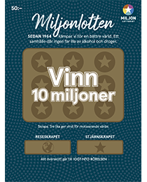 Miljonlotteriets Lotter | Vinstchans På Upp Till 10 Miljoner!