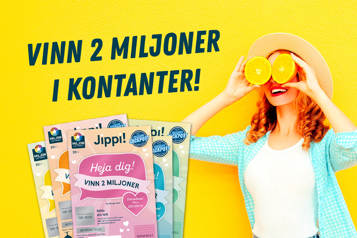 Miljonlotteriet Jippit 20 pack