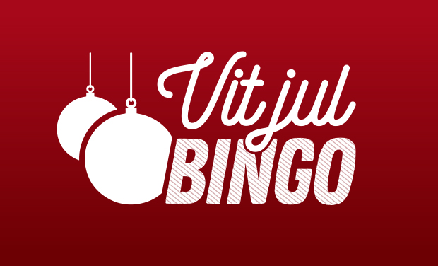 Miljonlotteriets bingospel Vit jul-bingo.