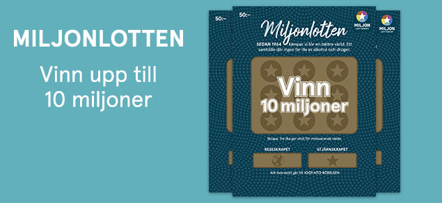 Miljonlotteriets Lotter | Vinstchans På Upp Till 10 Miljoner!