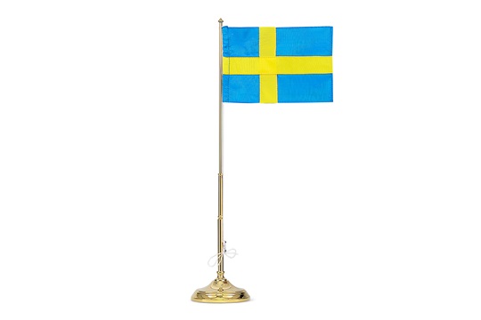 Hos Miljonlotteriet kan du vinna en klassisk flaggstång från Skultuna.